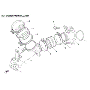 Intake Manifold Auxiliary by CF Moto 0800-025003 OEM Hardware 0800-025003 Northstar Polaris