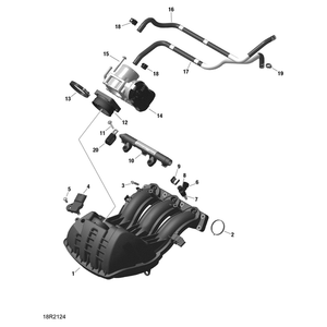 Intake Neck by Can-Am 420867110 OEM Hardware 420867110 Off Road Express Peach St