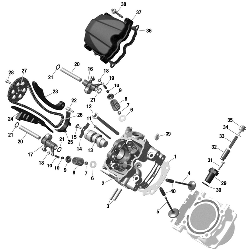 Intake Valve 36.5MM by Can-Am