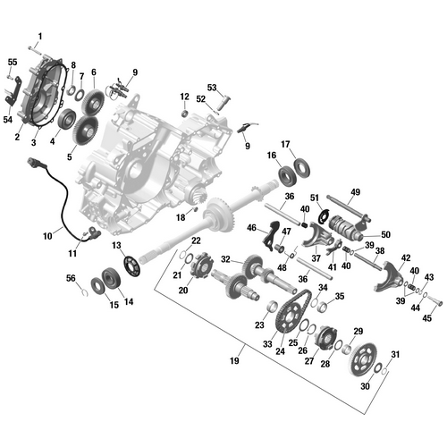 Intermediate Gear 46 Teeth by Can-Am