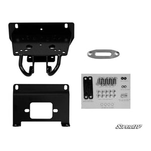 John Deere Gator RSX Winch Mounting Plate for 3500 lb. Winches by SuperATV Winch Mount SuperATV