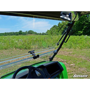 John Deere Gator Scratch Resistant Flip Windshield by SuperATV FWS-JD-G-825-70 Folding Windshield FWS-JD-G-825-70 SuperATV