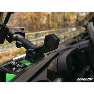 John Deere Gator XUV 835 Scratch-Resistant Flip Windshield by SuperATV FWS-JD-835M-70 Folding Windshield FWS-JD-835M-70 SuperATV