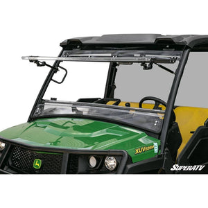 John Deere Gator XUV 835 Scratch-Resistant Flip Windshield by SuperATV FWS-JD-835M-70 Folding Windshield FWS-JD-835M-70 SuperATV