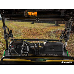 John Deere Gator XUV550 Scratch-Resistant Flip Windshield by SuperATV FWS-JD-590M-70 Folding Windshield FWS-JD-590M-70 SuperATV