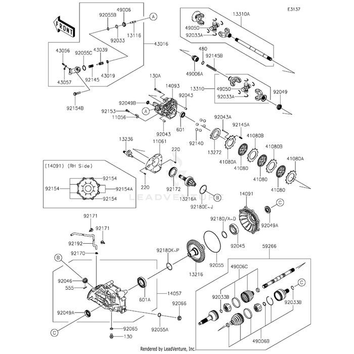 Joint-Ball,Rear,Cvj by Kawasaki