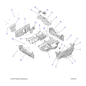 K-Assembly-Console,Eu,Blk by Polaris 2209119 OEM Hardware P2209119 Off Road Express