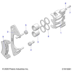 K-Assembly,Hd,Pad,Brk,Db,1.375 by Polaris 2208933 OEM Hardware P2208933 Off Road Express