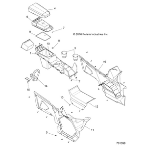 K-Console,Cntr,Top,Gen 4 by Polaris 2207938 OEM Hardware P2207938 Off Road Express