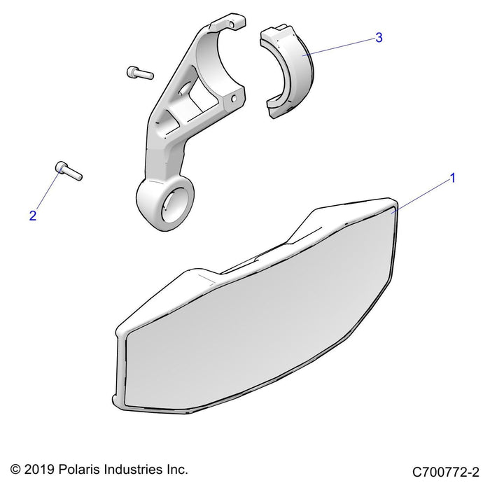 K-Mirror,Rear,Single,R2 by Polaris