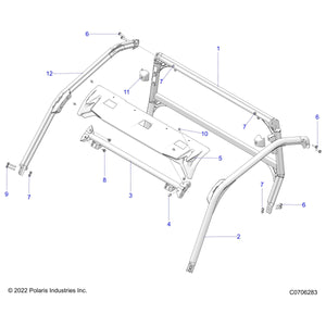 K-Panel,Visor,Gen,Tr by Polaris 2207603 OEM Hardware P2207603 Off Road Express