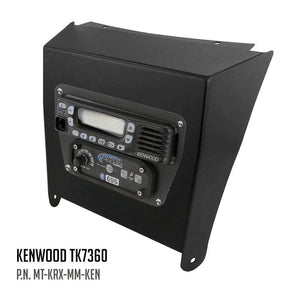 Kawasaki Krx Multi-Mount Kit For M1 / G1 / Rm45 / Rm60 / Gmr45 Radio And Rugged Intercom by Rugged Radios MT-KRX-MM-KEN 01039374005400 Rugged Radios Kenwwod TK7360