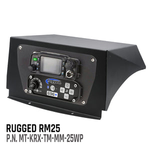 Kawasaki Krx Multi-Mount Kit - Top Mount - For Rugged Utv Intercoms And Radios by Rugged Radios MT-KRX-TM-MM-25WP 01039374006693 Rugged Radios Rugged GMR25