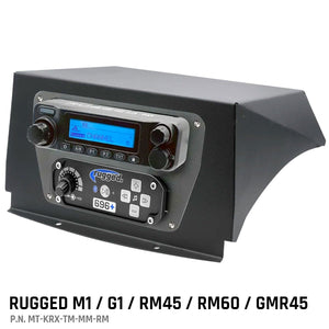 Kawasaki Krx Multi-Mount Kit - Top Mount - For Rugged Utv Intercoms And Radios by Rugged Radios MT-KRX-TM-MM-RM 01039374006698 Rugged Radios Rugged M1/G1/RM45/RM60/GMR45