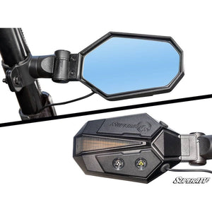 Kawasaki Lighted Side-View Mirrors by SuperATV SVM-007#AD Side View Mirror LED SVM-007#AD SuperATV