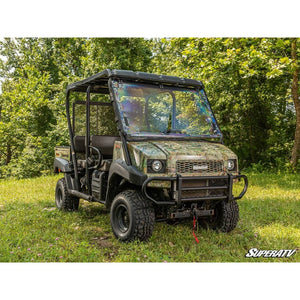 Kawasaki MULE 4000/4010 Scratch-Resistant Flip Windshield by SuperATV FWS-K-MULE-4010-70 Folding Windshield FWS-K-MULE-4010-70 SuperATV