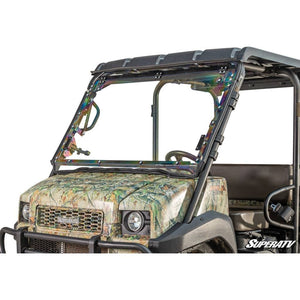 Kawasaki MULE 4000/4010 Scratch-Resistant Flip Windshield by SuperATV FWS-K-MULE-4010-70 Folding Windshield FWS-K-MULE-4010-70 SuperATV