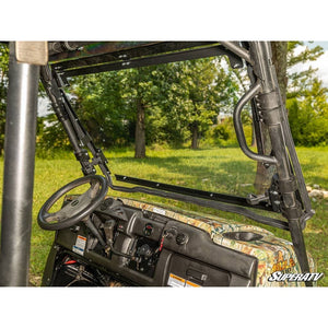 Kawasaki MULE 4000/4010 Scratch-Resistant Flip Windshield by SuperATV FWS-K-MULE-4010-70 Folding Windshield FWS-K-MULE-4010-70 SuperATV