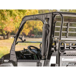 Kawasaki Mule Pro FX Primal Soft Cab Enclosure Upper Doors by SuperATV Upper Door SuperATV