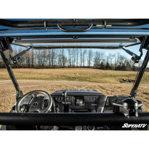 Kawasaki Mule Pro MaxDrive Power Flip Windshield by SuperATV PFWS-K-MULEFXT-70 Folding Windshield PFWS-K-MULEFXT-70 SuperATV