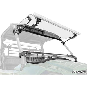 Kawasaki MULE PRO-MX Scratch-Resistant Flip Windshield by SuperATV FWS-K-MULEMX-70 Folding Windshield FWS-K-MULEMX-70 SuperATV