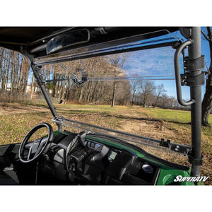 Kawasaki MULE PRO-MX Scratch-Resistant Flip Windshield by SuperATV FWS-K-MULEMX-70 Folding Windshield FWS-K-MULEMX-70 SuperATV