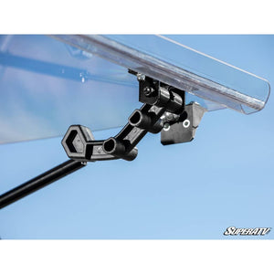 Kawasaki MULE PRO-MX Scratch-Resistant Flip Windshield by SuperATV FWS-K-MULEMX-70 Folding Windshield FWS-K-MULEMX-70 SuperATV