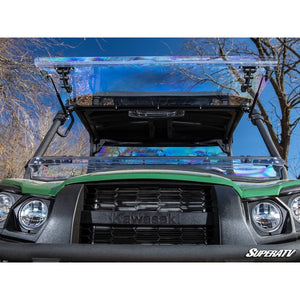 Kawasaki MULE PRO-MX Scratch-Resistant Flip Windshield by SuperATV FWS-K-MULEMX-70 Folding Windshield FWS-K-MULEMX-70 SuperATV