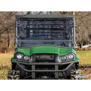 Kawasaki MULE PRO-MX Scratch-Resistant Flip Windshield by SuperATV FWS-K-MULEMX-70 Folding Windshield FWS-K-MULEMX-70 SuperATV