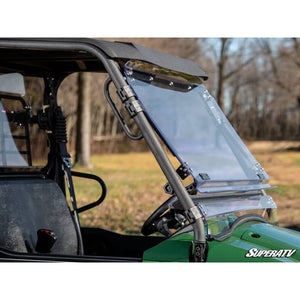 Kawasaki MULE PRO-MX Scratch-Resistant Flip Windshield by SuperATV FWS-K-MULEMX-70 Folding Windshield FWS-K-MULEMX-70 SuperATV