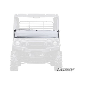 Kawasaki Mule Pro Scratch Resistant Flip Down Windshield by SuperATV FDWS-K-MULE-FXT-70 Folding Windshield FDWS-K-MULE-FXT-70 SuperATV