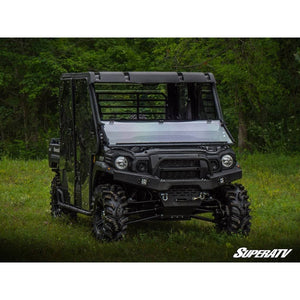 Kawasaki Mule Pro Scratch Resistant Flip Down Windshield by SuperATV FDWS-K-MULE-FXT-70 Folding Windshield FDWS-K-MULE-FXT-70 SuperATV