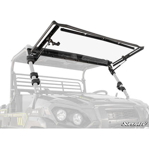 Kawasaki Mule Pro Scratch Resistant Flip Windshield by SuperATV Folding Windshield SuperATV