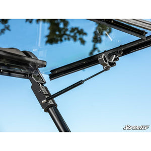 Kawasaki Mule Pro Scratch Resistant Flip Windshield by SuperATV Folding Windshield SuperATV