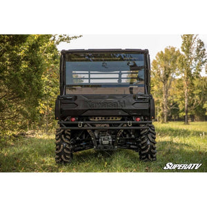 Kawasaki Mule Pro Scratch-Resistant Rear Windshield by SuperATV Rear Windshield SuperATV