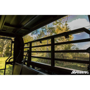 Kawasaki Mule Pro Scratch-Resistant Rear Windshield by SuperATV Rear Windshield SuperATV