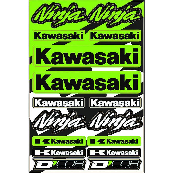 Kawasaki Street Decal Sheet By D'Cor