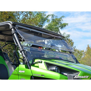 Kawasaki Teryx 750 / 800 Scratch Resistant Flip Windshield by SuperATV Folding Windshield SuperATV