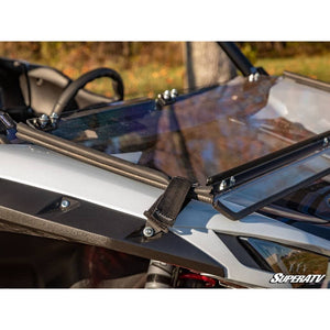 Kawasaki Teryx KRX 1000 Scratch Resistant Flip Down Windshield by SuperATV FDWS-K-KRX-70 Folding Windshield FDWS-K-KRX-70 SuperATV