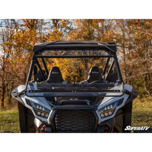 Kawasaki Teryx KRX 1000 Scratch Resistant Flip Down Windshield by SuperATV FDWS-K-KRX-70 Folding Windshield FDWS-K-KRX-70 SuperATV