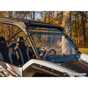 Kawasaki Teryx KRX 1000 Scratch Resistant Flip Down Windshield by SuperATV FDWS-K-KRX-70 Folding Windshield FDWS-K-KRX-70 SuperATV