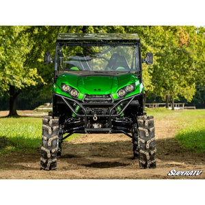 Kawasaki Teryx MaxDrive Power Flip Windshield by SuperATV PFWS-K-TRX4-70 Folding Windshield PFWS-K-TRX4-70 SuperATV