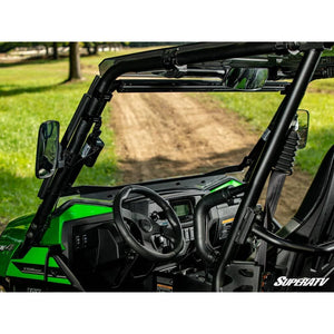 Kawasaki Teryx MaxDrive Power Flip Windshield by SuperATV PFWS-K-TRX4-70 Folding Windshield PFWS-K-TRX4-70 SuperATV