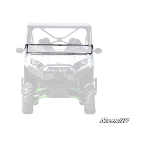 Kawasaki Teryx S Scratch-Resistant Flip Down Windshield by SuperATV FDWS-K-TRX4-70#TS Folding Windshield FDWS-K-TRX4-70#TS SuperATV