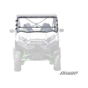 Kawasaki Teryx S Scratch-Resistant Flip Down Windshield by SuperATV FDWS-K-TRX4-70#TS Folding Windshield FDWS-K-TRX4-70#TS SuperATV