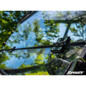 Kawasaki Teryx S Scratch-Resistant Flip Down Windshield by SuperATV FDWS-K-TRX4-70#TS Folding Windshield FDWS-K-TRX4-70#TS SuperATV