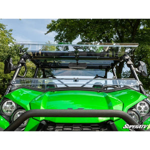 Kawasaki Teryx S Scratch-Resistant Flip Windshield by SuperATV FWS-K-TRX4-005-70#TS Folding Windshield FWS-K-TRX4-005-70#TS SuperATV