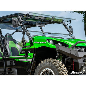 Kawasaki Teryx S Scratch-Resistant Flip Windshield by SuperATV FWS-K-TRX4-005-70#TS Folding Windshield FWS-K-TRX4-005-70#TS SuperATV