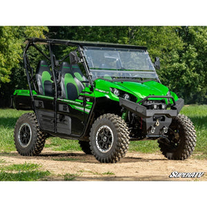 Kawasaki Teryx S Scratch-Resistant Flip Windshield by SuperATV FWS-K-TRX4-005-70#TS Folding Windshield FWS-K-TRX4-005-70#TS SuperATV