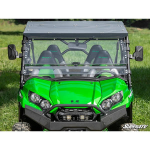 Kawasaki Teryx S Scratch-Resistant Flip Windshield by SuperATV FWS-K-TRX4-005-70#TS Folding Windshield FWS-K-TRX4-005-70#TS SuperATV